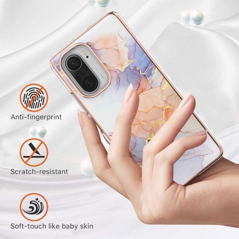 Etui do Xiaomi Mi 11i / Poco F3 Classic Kolorowy Marmur