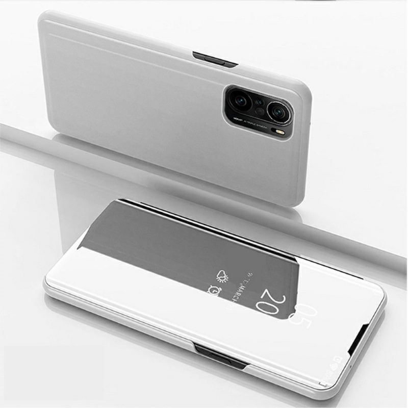 Etui do Xiaomi Mi 11i / Poco F3 Etui Folio Efekt Lustra