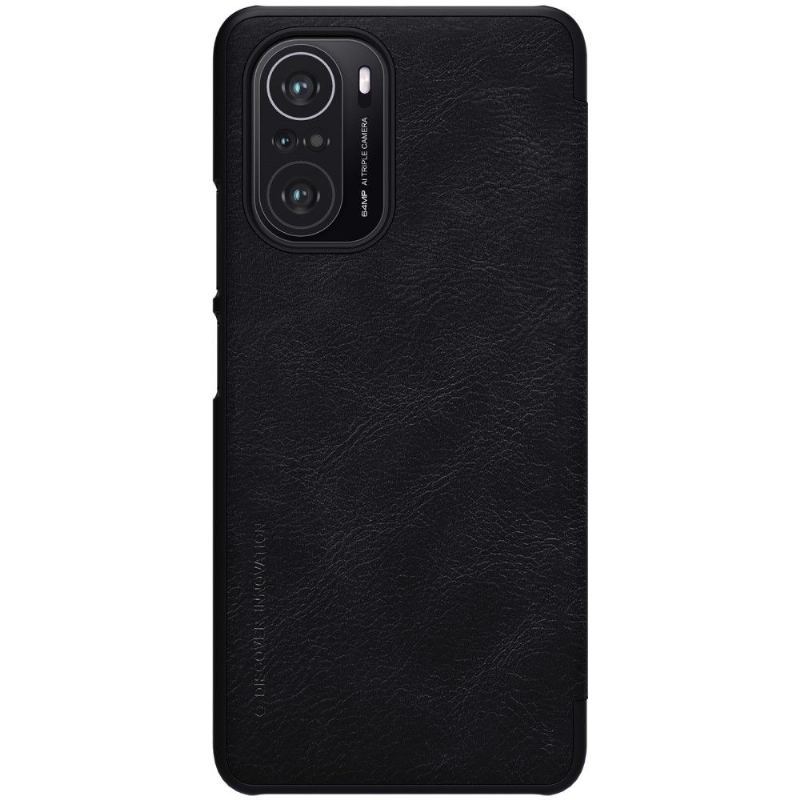 Etui Folio do Xiaomi Mi 11i / Poco F3 Seria Qin Efekt Skóry