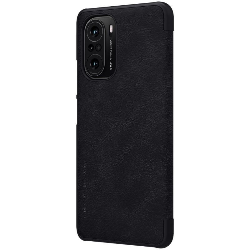 Etui Folio do Xiaomi Mi 11i / Poco F3 Seria Qin Efekt Skóry