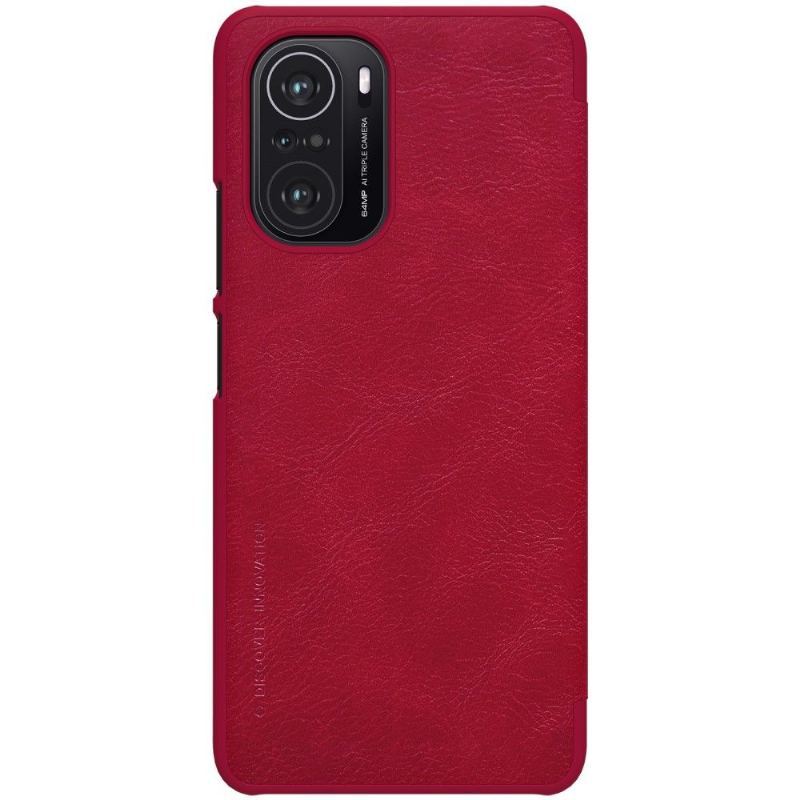 Etui Folio do Xiaomi Mi 11i / Poco F3 Seria Qin Efekt Skóry