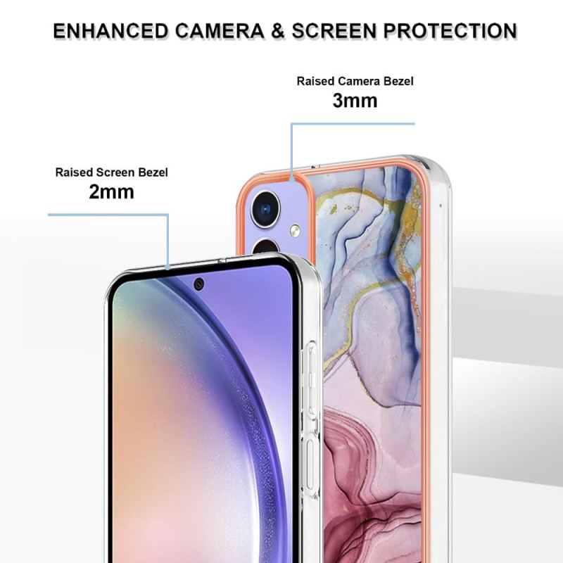 Etui Do Samsung Galaxy A15 5g Wzór Marmuru