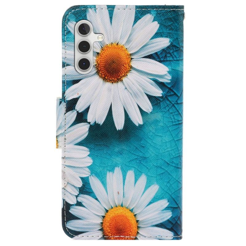 Etui Folio Samsung Galaxy A15 5g Paskowa Chryzantema