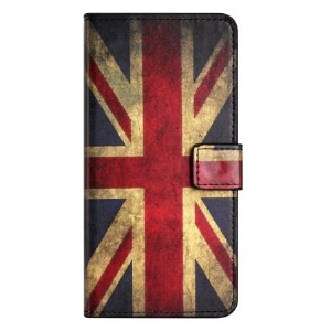 Etui Folio Samsung Galaxy A15 5g Stara Angielska Flaga Etui Ochronne