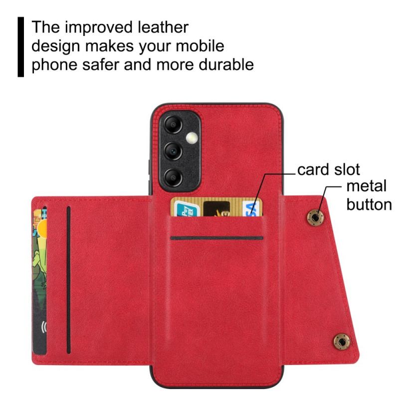 Etui Samsung Galaxy A15 5g Skórzane Etui Na Karty
