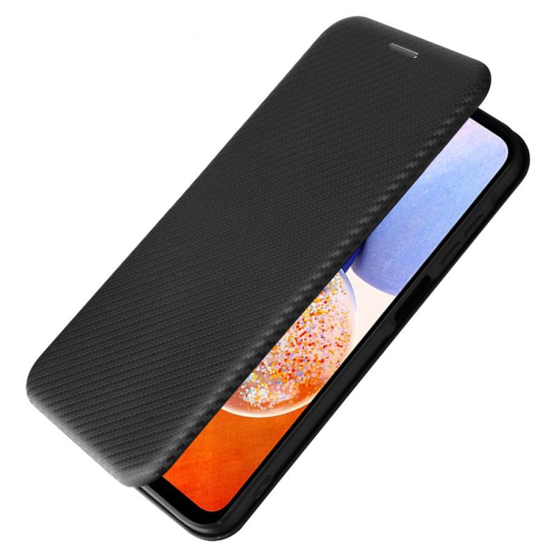 Flip Kotelot Samsung Galaxy A15 5g Etui Na Telefon Klasyczne Włókno Węglowe