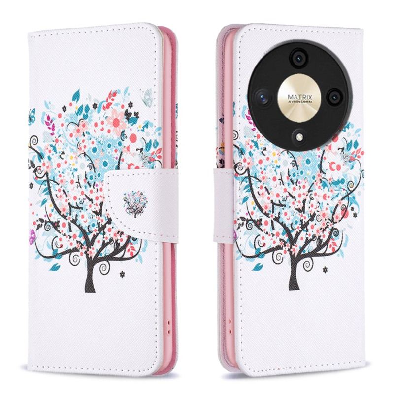 Etui Folio Do Honor X9b / Magic 6 Lite Kwitnące Drzewo