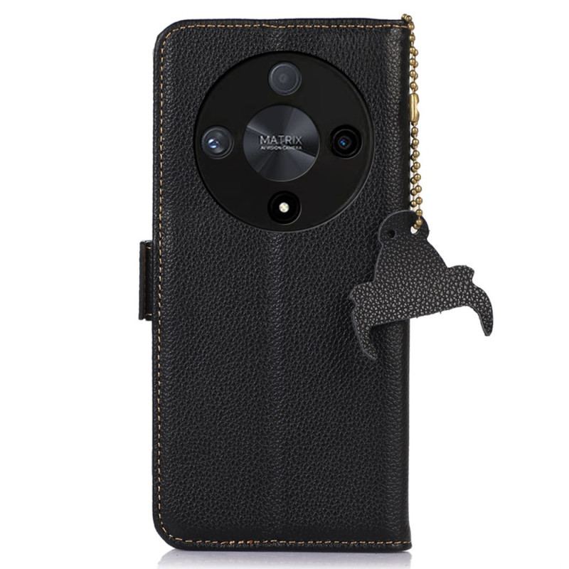 Etui Folio Honor X9b / Magic 6 Lite Blokowanie Rfid W Skórze Etui Ochronne