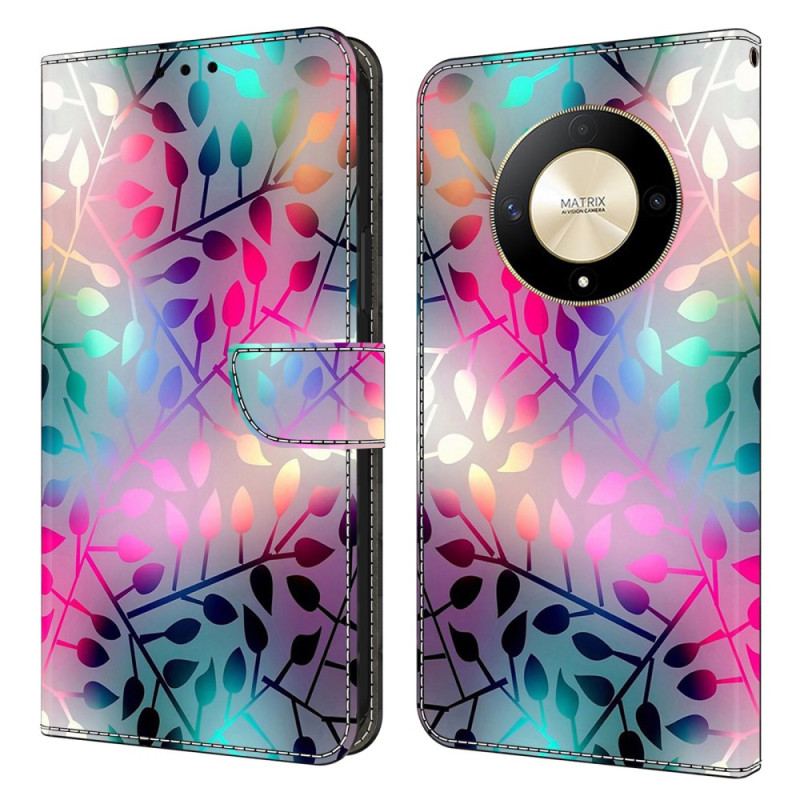 Etui Folio Honor X9b / Magic 6 Lite Liść Klonu