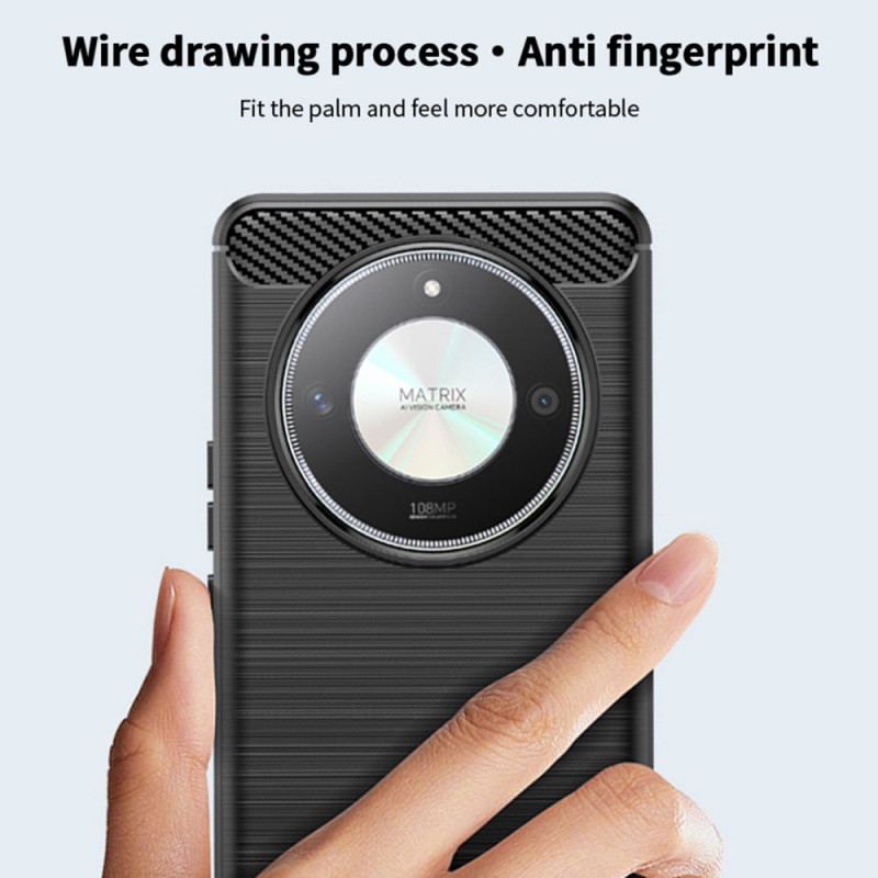 Etui Honor X9b / Magic 6 Lite Szczotkowane Włókno Węglowe Mofi
