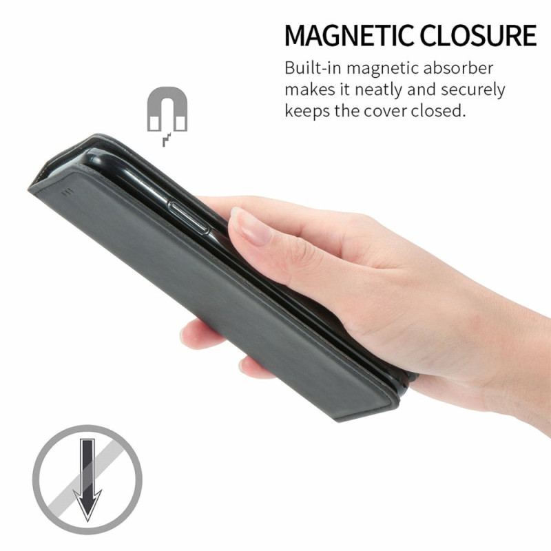 Flip Kotelot Honor X9b / Magic 6 Lite Etui Na Telefon Styl Zamszu