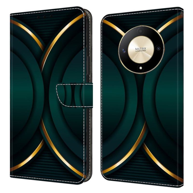 Obudowa Honor X9b / Magic 6 Lite Etui Na Telefon Złoty Zarys