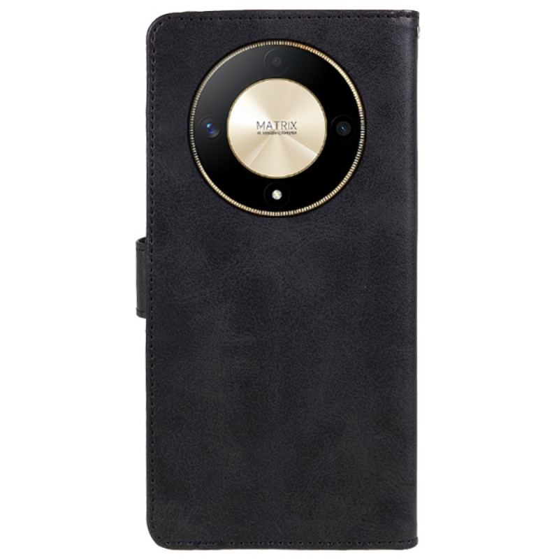 Skórzany Futerał Honor X9b / Magic 6 Lite Etui Na Telefon Styl Skórzanego Paska