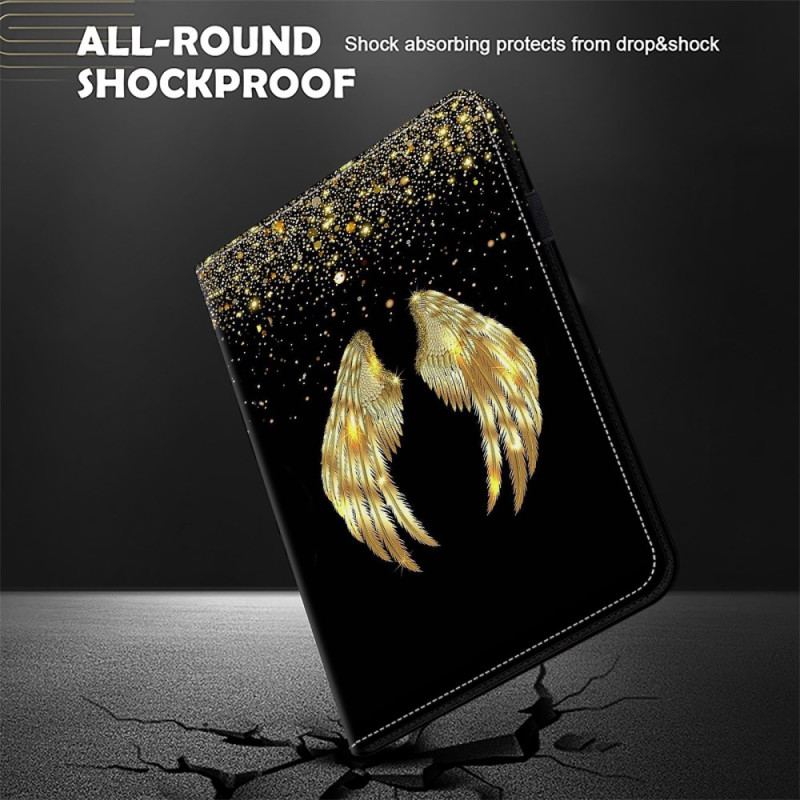Case iPad Pro 13 (2024) Etui Na Telefon Złote Skrzydła