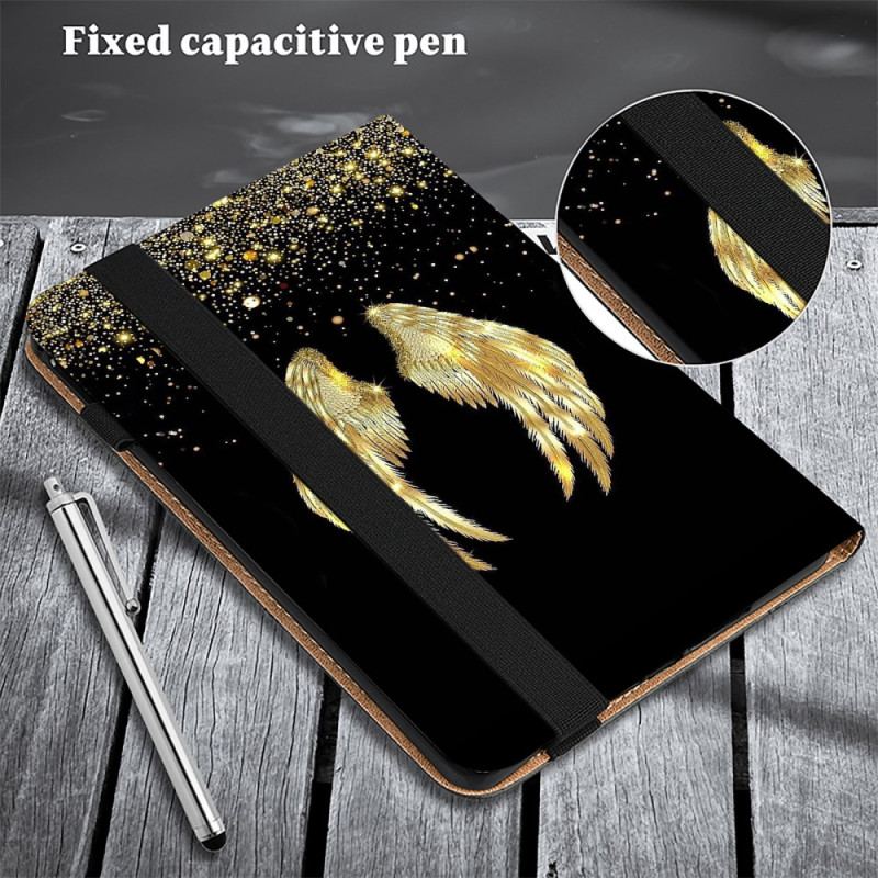 Case iPad Pro 13 (2024) Etui Na Telefon Złote Skrzydła