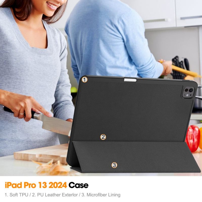 iPad Pro 13 (2024) Uchwyt Na Rysik Ze Sztucznej Skóry