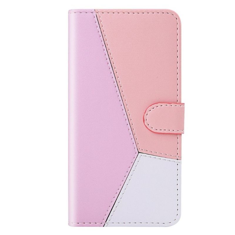 Etui Folio do Huawei P Smart 2021 Faux Leather Tricolor Szwy