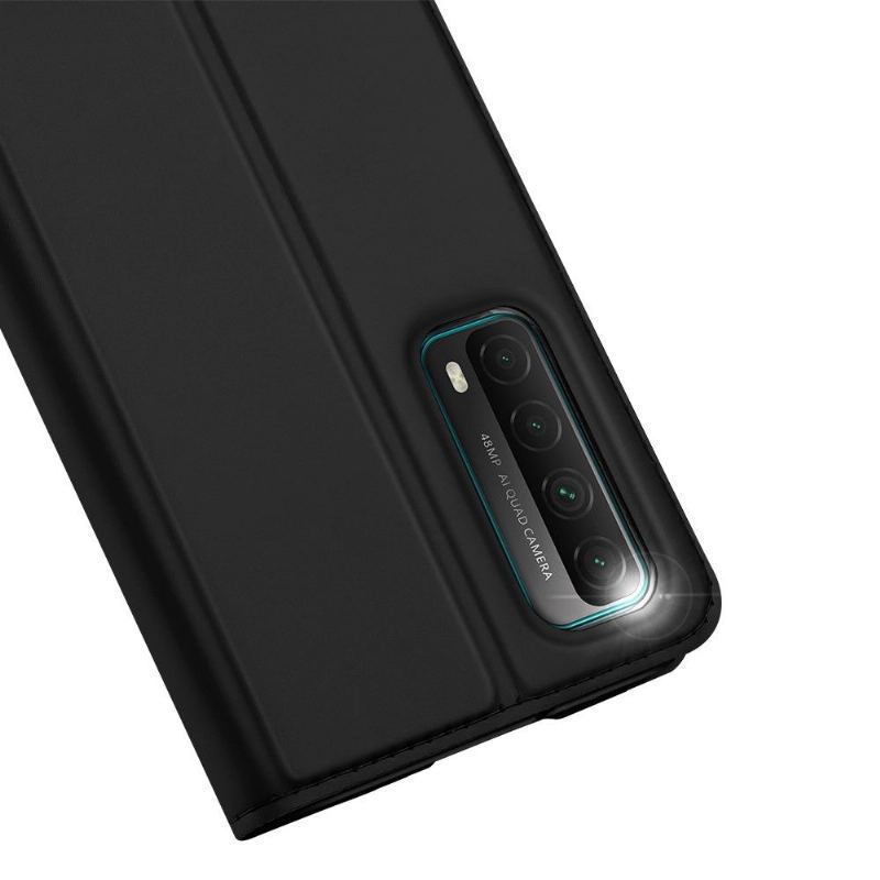 Skórzany Futerał do Huawei P Smart 2021 Business Satin Effect
