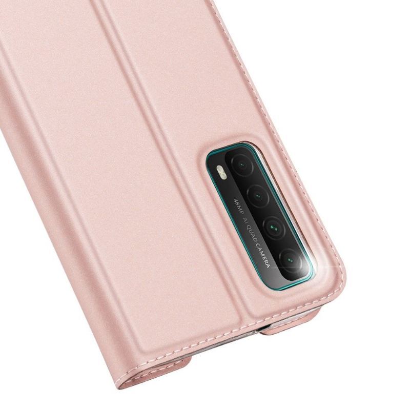 Skórzany Futerał do Huawei P Smart 2021 Business Satin Effect