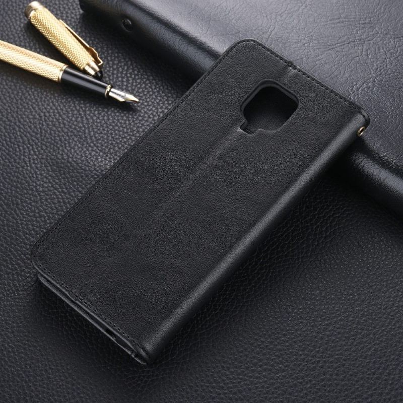 Skórzany Futerał do Xiaomi Redmi Note 9S / Redmi Note 9 Pro Anti-fall Azns Retro Skórzany Efekt