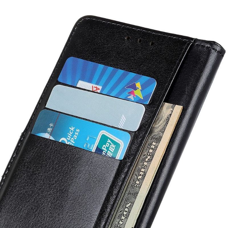 Etui Folio do Samsung Galaxy Note 20 Efekt Skóry Z Nitami
