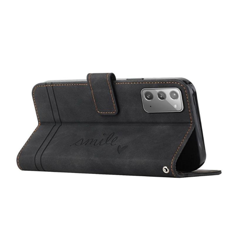 Etui Folio do Samsung Galaxy Note 20 Obrzeża Uśmiech Linii