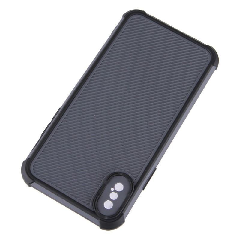 Futerały do iPhone X / XS Wzmocnione Narożne Paski