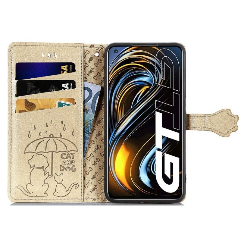Obudowa Etui Na Telefon do Realme GT 5G Emboss Zwierząt