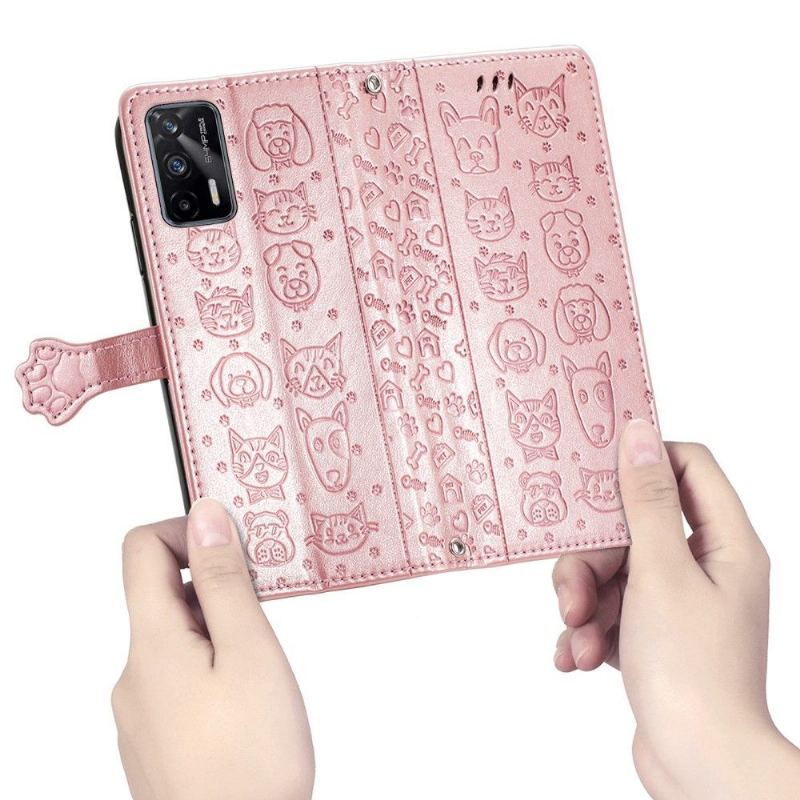 Obudowa Etui Na Telefon do Realme GT 5G Emboss Zwierząt