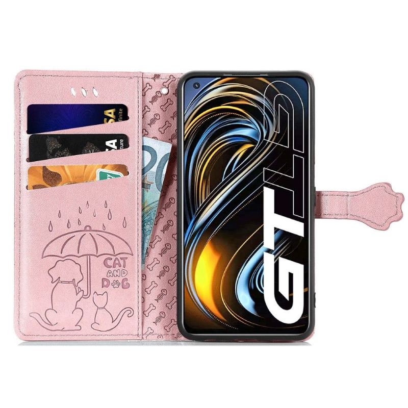 Obudowa Etui Na Telefon do Realme GT 5G Emboss Zwierząt