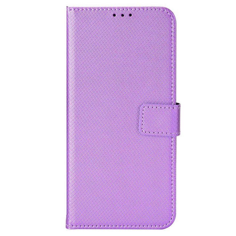 Etui Folio do Vivo Y22s z Łańcuch Styl Z Paskami