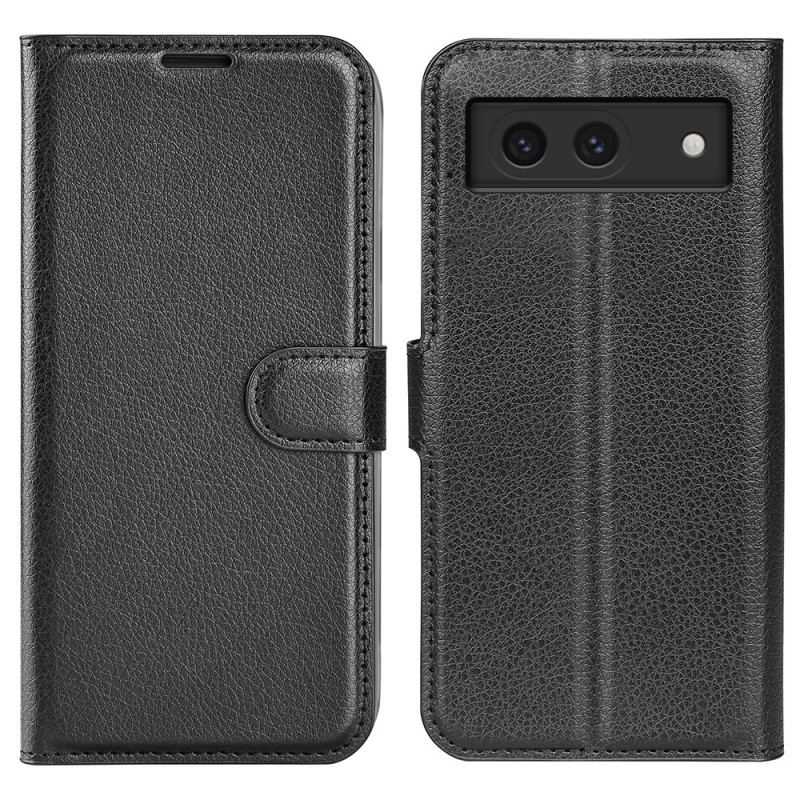 Obudowa Google Pixel 8a Etui Na Telefon Klasyczna Sztuczna Skóra Litchi