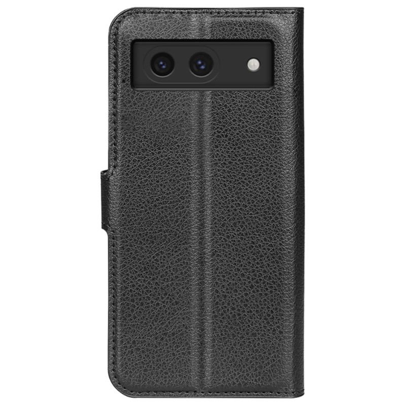 Obudowa Google Pixel 8a Etui Na Telefon Klasyczna Sztuczna Skóra Litchi