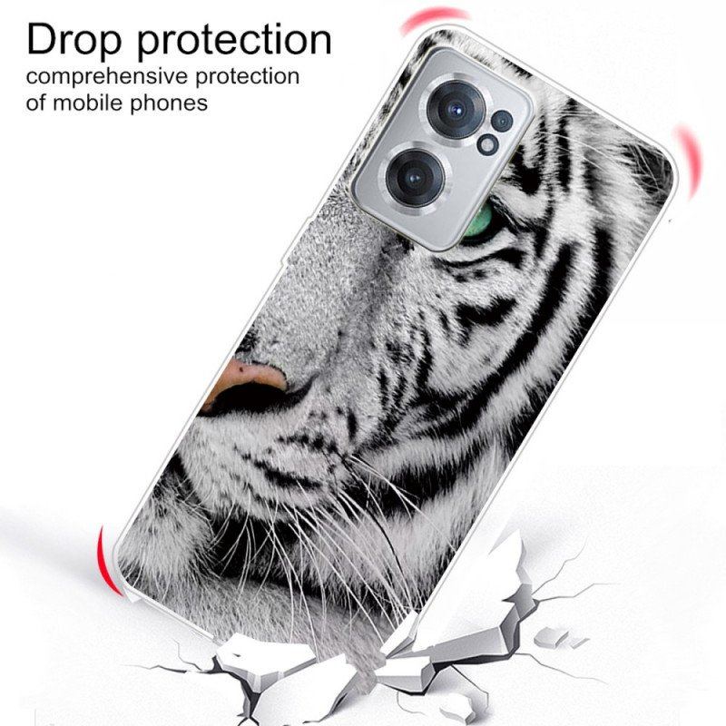 Etui do OnePlus Nord CE 2 5G Biały Tygrys