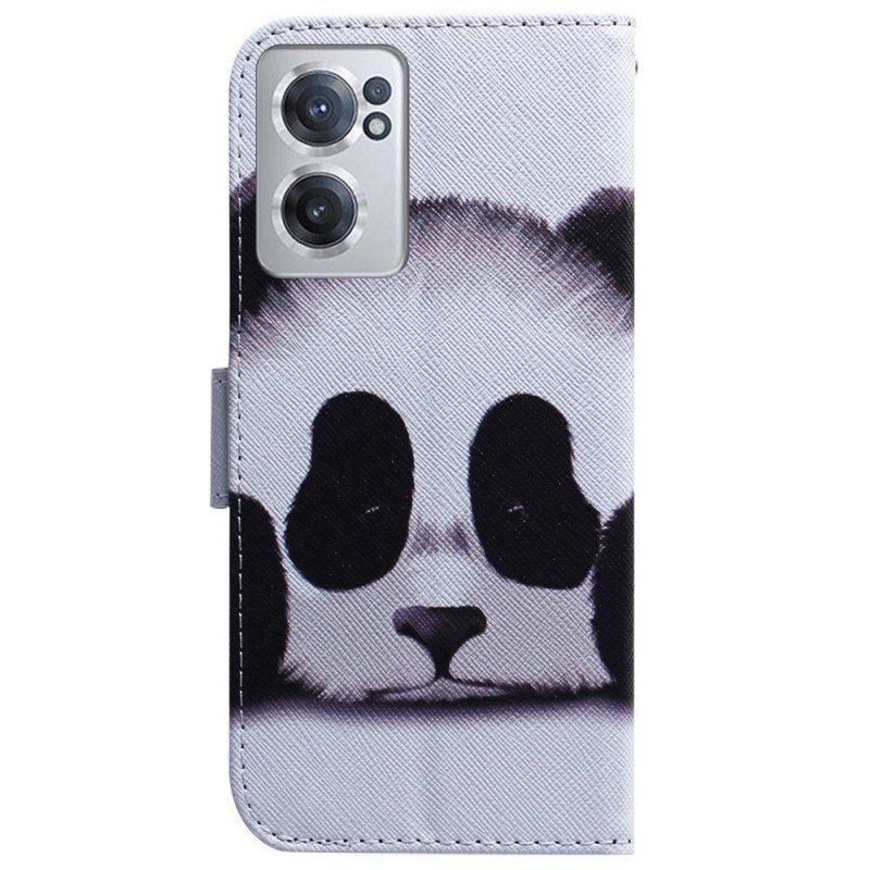Etui Folio do OnePlus Nord CE 2 5G Smutna Panda
