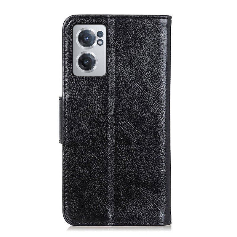 Etui Folio do OnePlus Nord CE 2 5G Tekstura Nappy