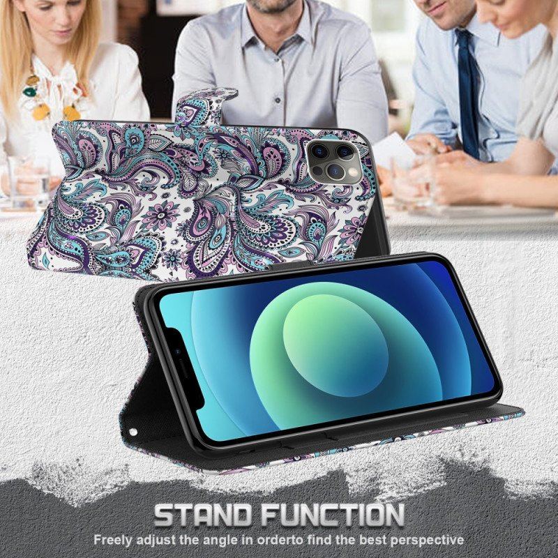 Etui Folio do OnePlus Nord CE 2 5G Wielobarwna Mandala