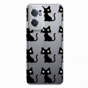 Futerały do OnePlus Nord CE 2 5G Czarne Koty