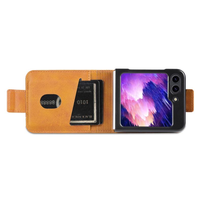 Case Samsung Galaxy Z Flip 5 Etui Na Telefon Efekt Skóry Azns