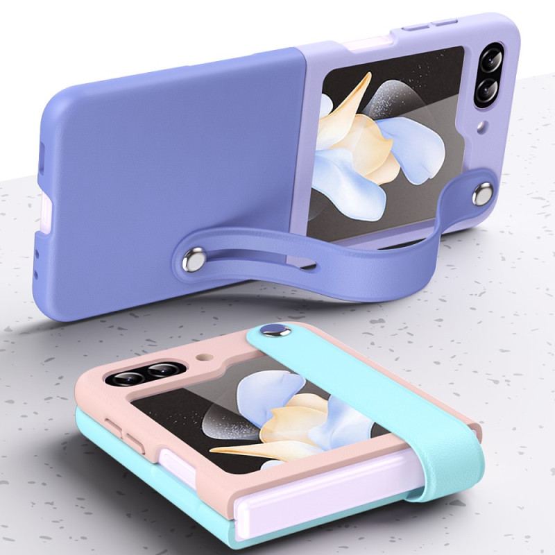 Etui Do Samsung Galaxy Z Flip 5 Dwukolorowy Pasek