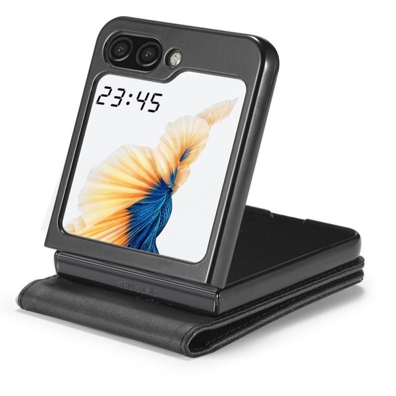 Etui Do Samsung Galaxy Z Flip 5 Imitacja Skóry Lc.imeeke