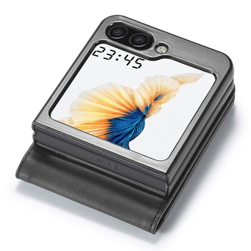 Etui Do Samsung Galaxy Z Flip 5 Imitacja Skóry Lc.imeeke