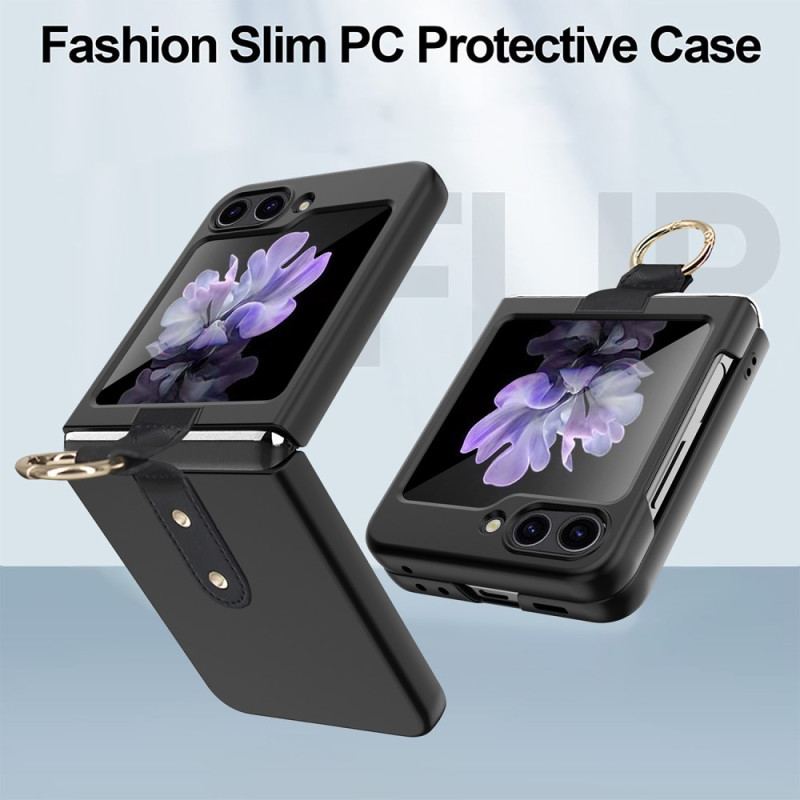 Etui Do Samsung Galaxy Z Flip 5 Metalowy Pierścień