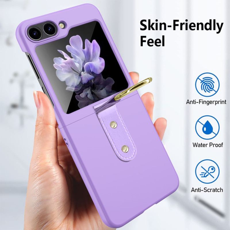 Etui Do Samsung Galaxy Z Flip 5 Metalowy Pierścień