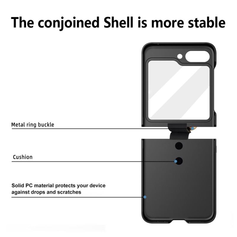 Etui Do Samsung Galaxy Z Flip 5 Metalowy Pierścień