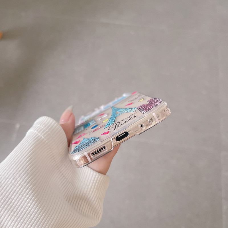 Etui Do Samsung Galaxy Z Flip 5 Przejrzysty Londyn