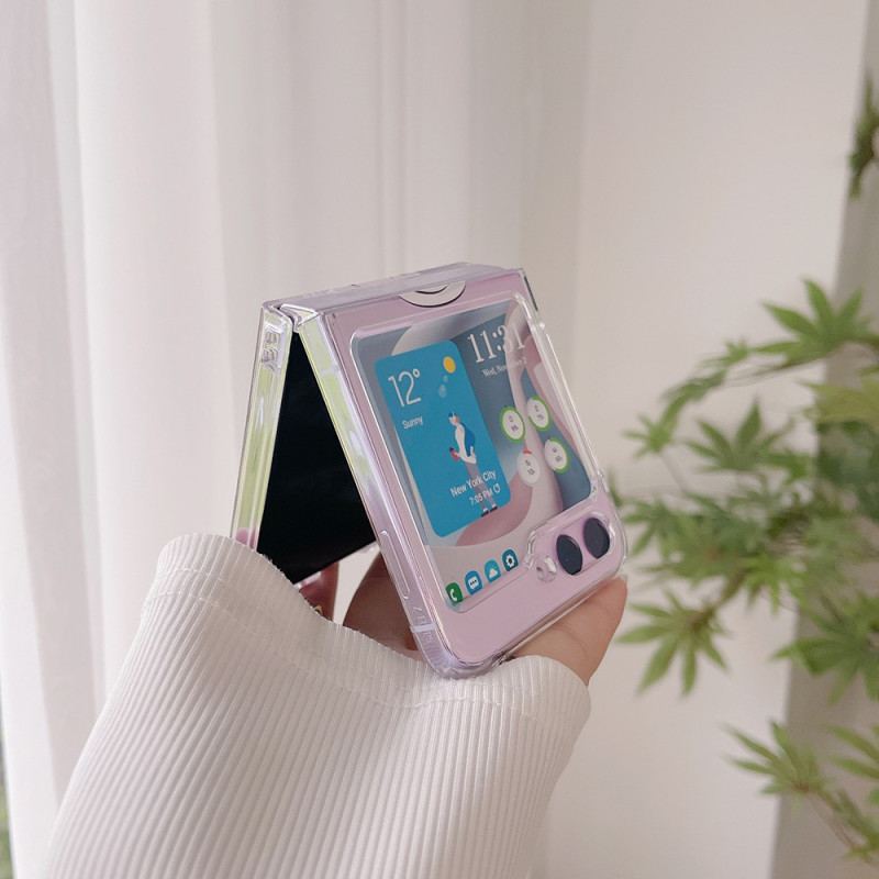 Etui Do Samsung Galaxy Z Flip 5 Przezroczysta Kawa