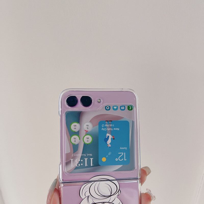 Etui Do Samsung Galaxy Z Flip 5 Przezroczysta Kawa