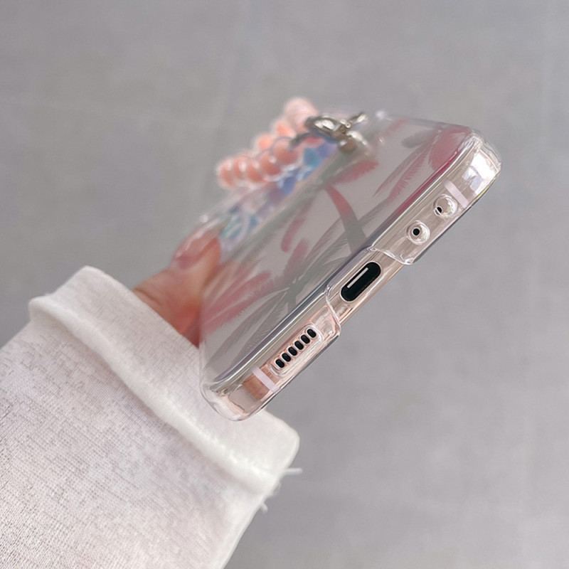 Etui Do Samsung Galaxy Z Flip 5 Przezroczyste Palmy