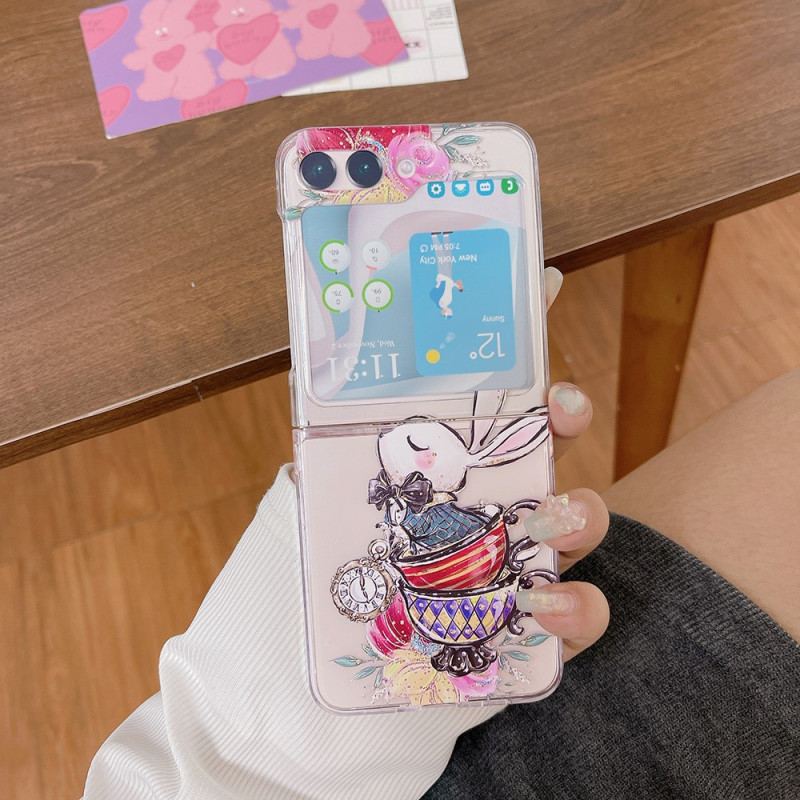 Etui Do Samsung Galaxy Z Flip 5 Przezroczysty Królik